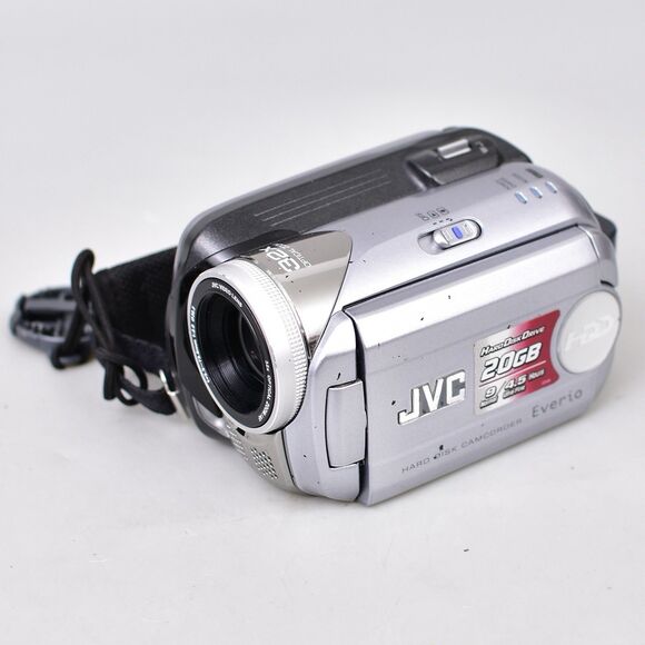 JVC Everio GZ-MG21U Silver 20 GB Hard Disk Drive Digital Video Camera Not Tested - Picture 1 of 7